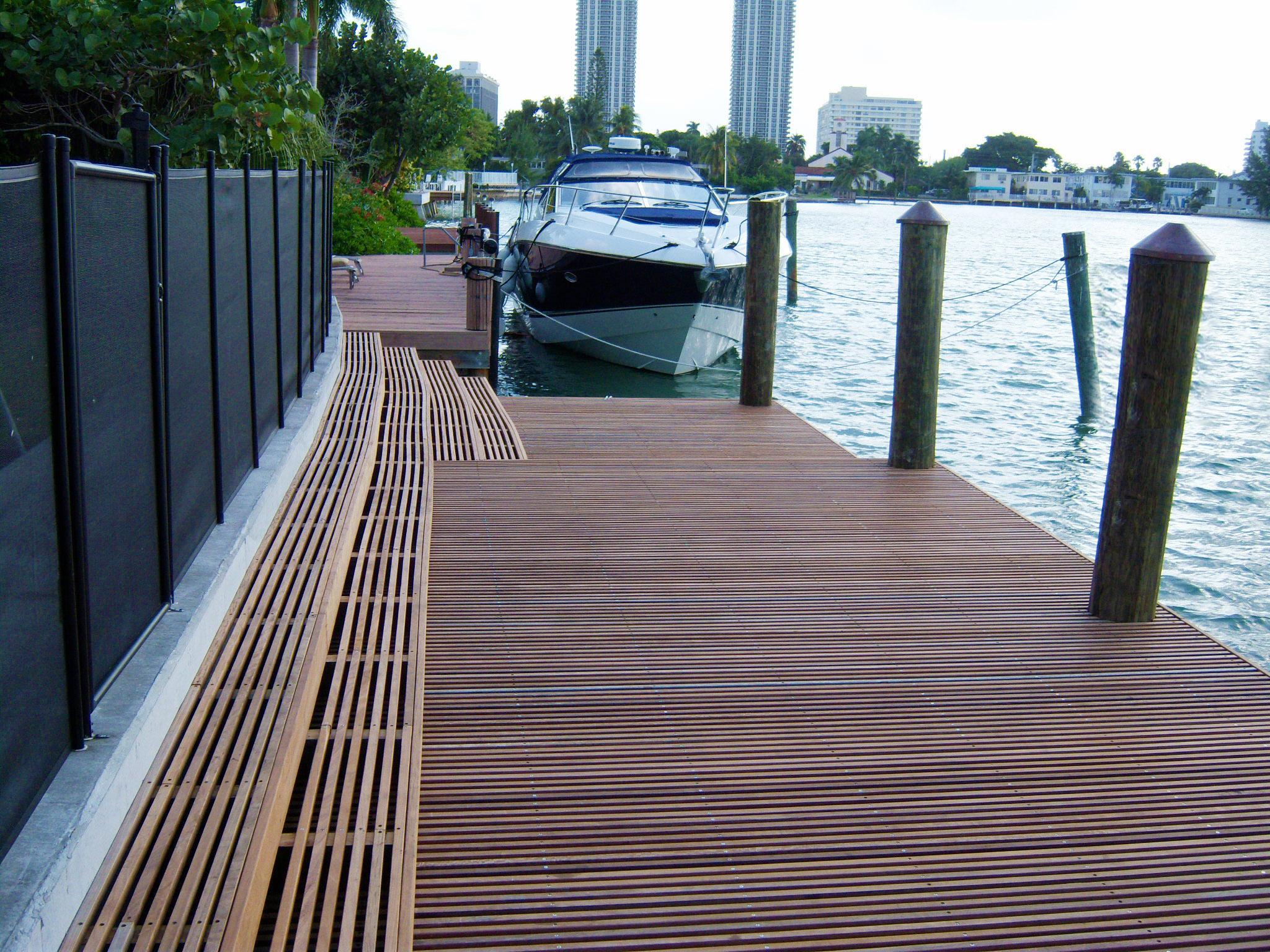Stunning Ipe grating dock - Dock &amp; Marine Construction